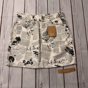 Reformation Black and White High Rise Women Jeans